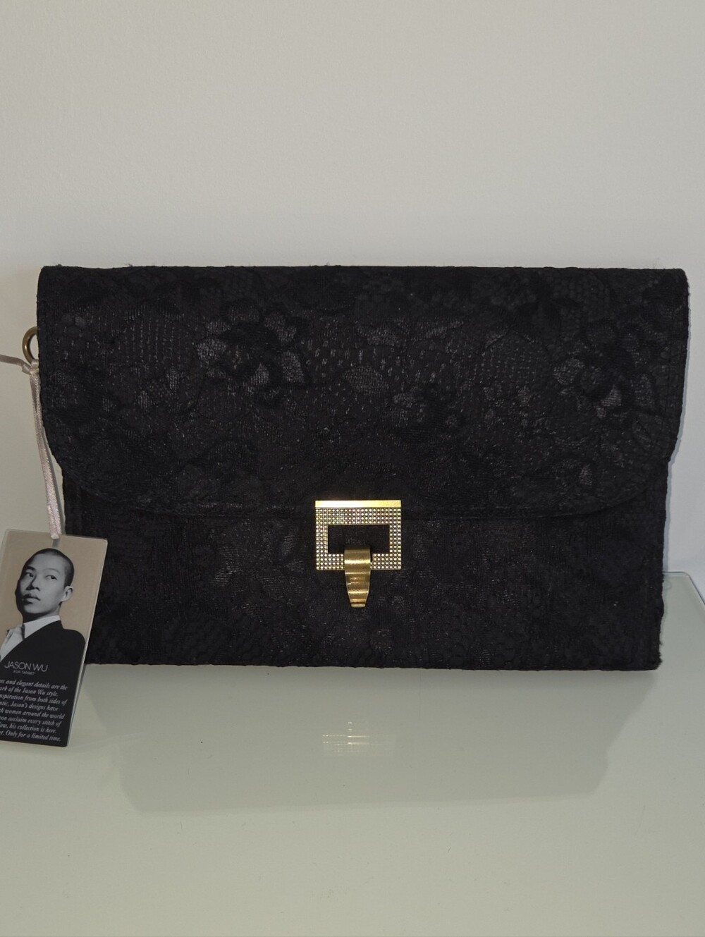 Jason Wu x Target Black Lace Envelope Clutch